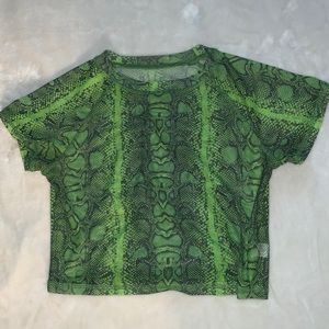 Snakeskin mesh top size: M